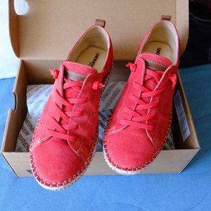 Weinbrenner Leather Suede Shoes - Red